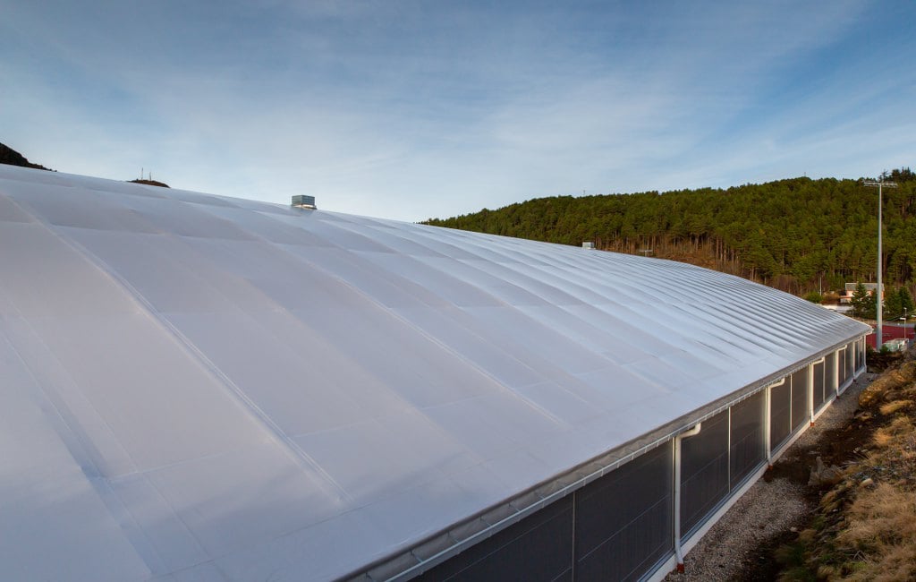 roof of two layers fabric