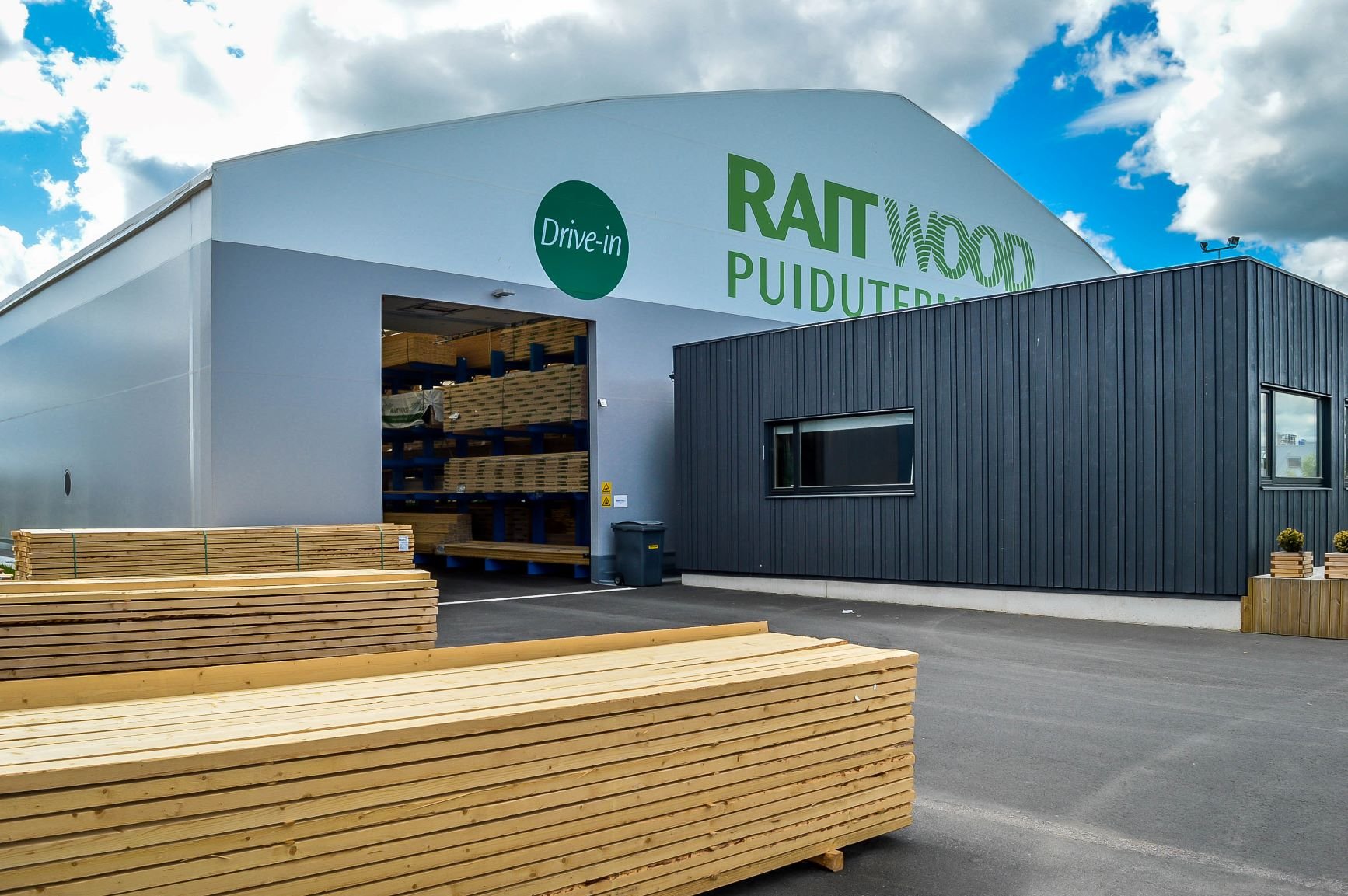 timber storage drive-in
