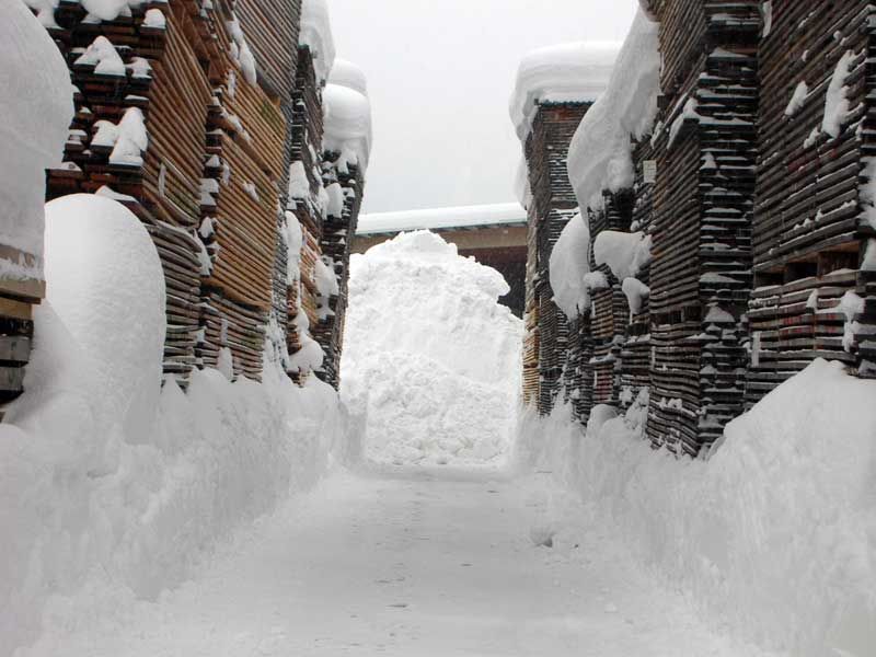 heavy snowfall