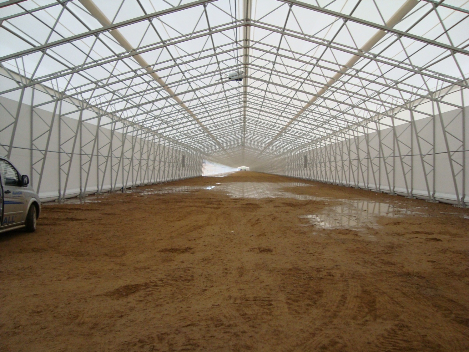 gebouw voor het testen van de banden