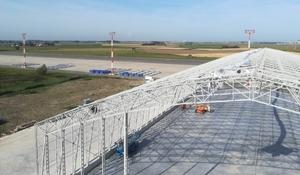 installation of fabric structure
